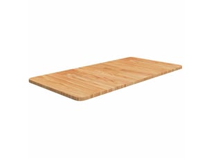 Comptoir de salle de bain, plan de travail marron clair 80x40x1,5 cm bois traité cf65833