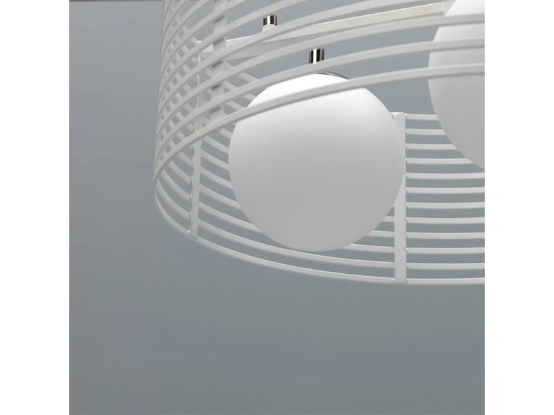  Suspension design moderne avec abat-jour en métal jail  - Conforama C