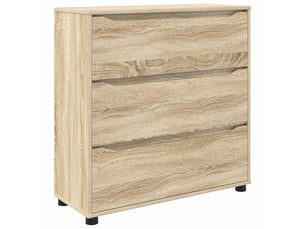 Commode 1 tiroir(s) <strong></strong> <strong></strong> coloris bois clair largeur 80 cm