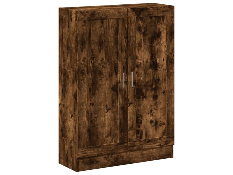  Bibliothèque, étagère de rangement chêne fumé 82,5x30,5x115 cm bois d'ingénierie  - Conforama A