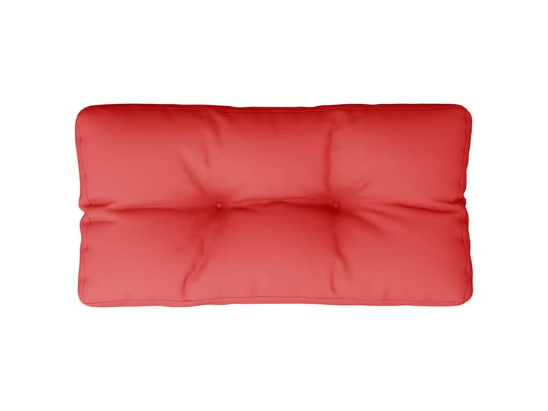  Coussin de palette, coussin de chaise, coussin de canapé rouge 70x40x12 cm tissu cf55443  - Conforama A