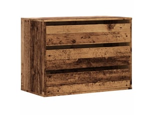 Commode 1 tiroir(s)    <strong></strong> <strong></strong> coloris bicolore largeur 80 cm