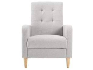 Fauteuil fixe EVRYAE Tissu gris vendu A l'unité