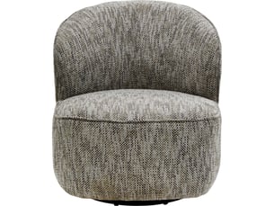 Fauteuil fixe pivotant KARE DESIGN Polyester gris