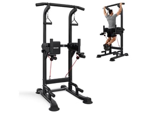 Vevor barre de traction chaise romaine charge 150 kg dips entraînement domicile