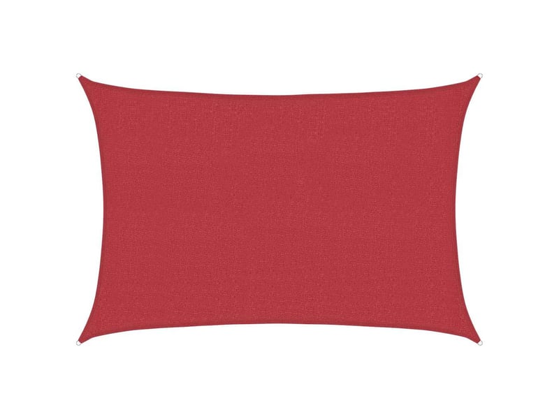  Voile d'ombrage - voile d'ombre - voile parasol 160 gm² rouge 2,5x4 m pehd  - Conforama A