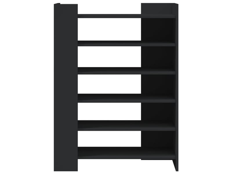  Meuble à chaussure, armoire à chaussures noir 74,5x37,5x100 cm bois d'ingénierie  - Conforama D