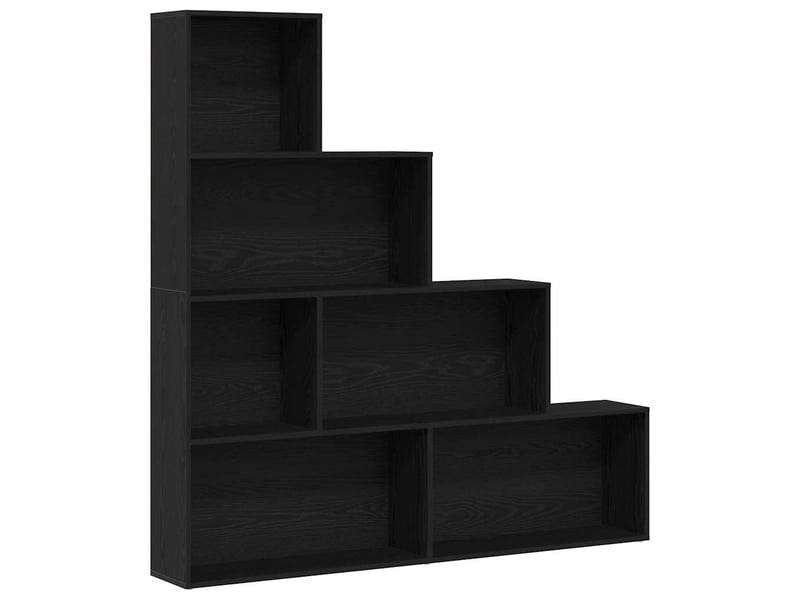  Bibliothèque 6 niveaux, armoire à livres 155 x 24 x 160 cm bois d'ingénierie  - Conforama A