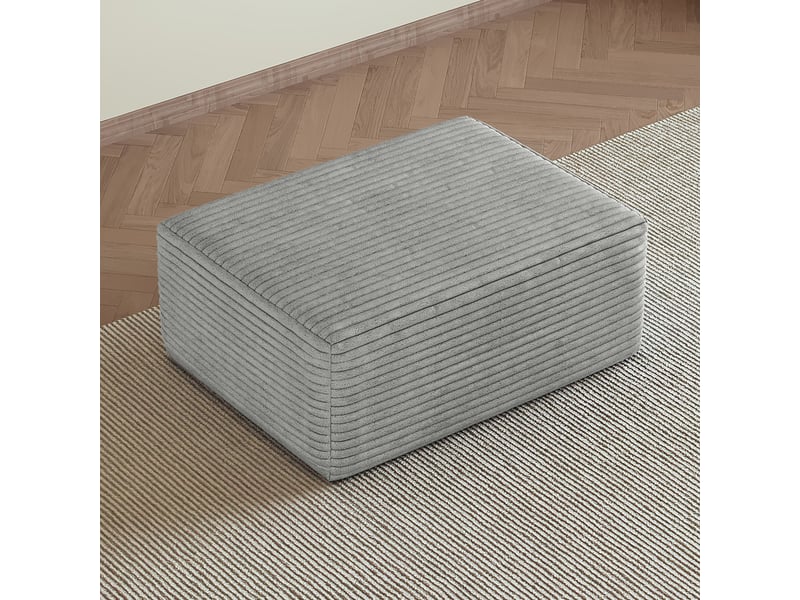  Y165-pouf-gris Y165-OTTOMAN-GREY - Conforama C