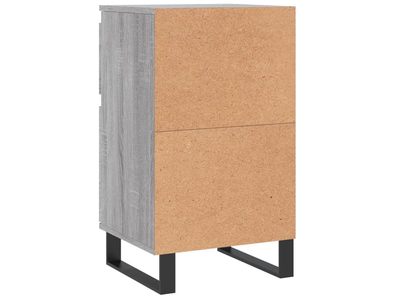  Buffet - bahut - meuble de rangement sonoma gris 40x35x70 cm bois d'ingénierie  - Conforama E