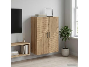 Armoire <strong></strong> <strong></strong> coloris bois clair largeur 66 cm