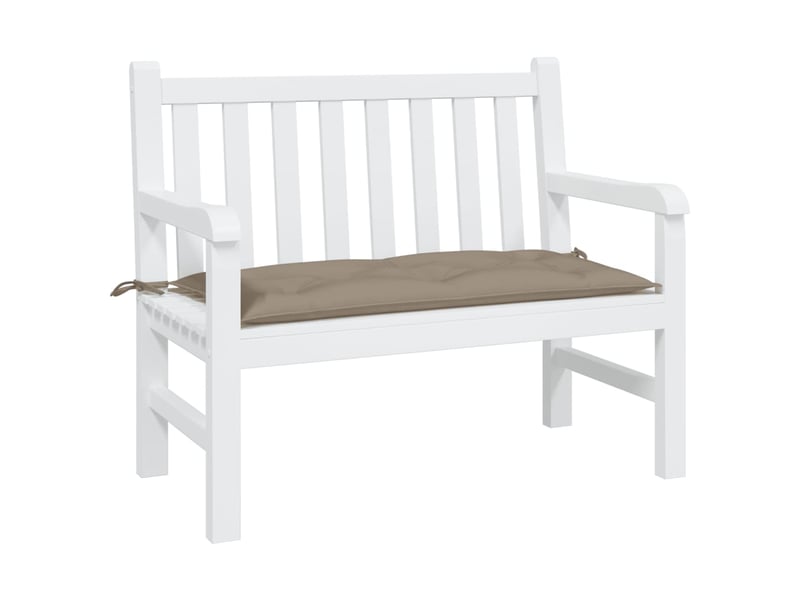  Coussin de banc de jardin, coussin d'assise taupe 110x50x7 cm tissu oxford cf52829  - Conforama C