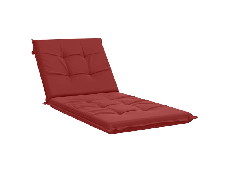 Coussin de transat, coussin pour bain de soleil gemert 100 % polyester bordeaux cf56138 - Conforama A