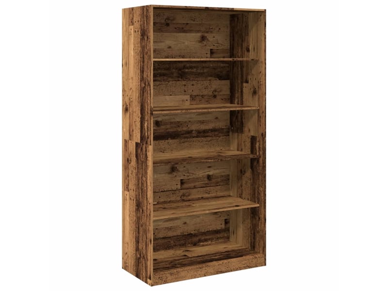  Garde-robe, armoire de rangement vieux bois 100x50x200 cm bois d'ingénierie shl6665  - Conforama A