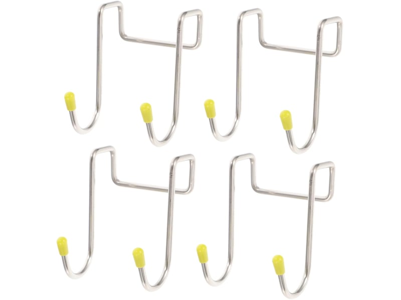  Ces quatre crochets en s à double tête sont fabriqués en acier inoxydable et conviennent à des endroits tels que les salles de bains et les cuisines, gris - réf. Szpb845097jjzj  - Conforama A