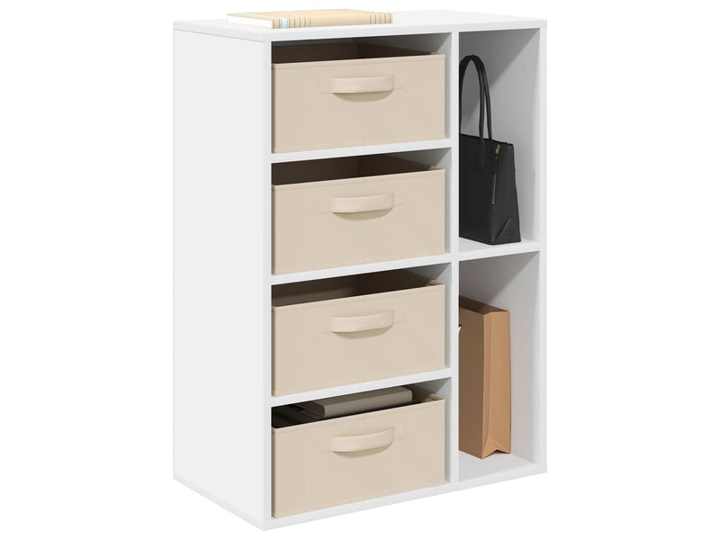  Buffet - bahut - meuble de rangement blanc 60 x 33,5 x 84 cm  - Conforama C
