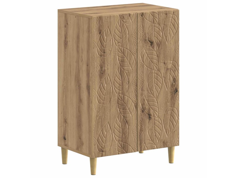  Meuble à chaussures, armoire à chaussures delft 59,5x39,5x90 cm chêne artisanal  - Conforama A