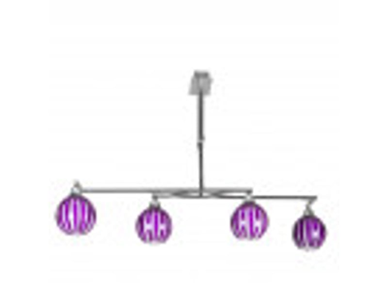  Fabrilamp oportunidad 1, lampe, moderne, 1 x e14, chroméaubergine, 41-55 x 90 x 40 cm 99.025454018 - Conforama B