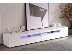 Meuble tv coloris blanc  SOGEU  