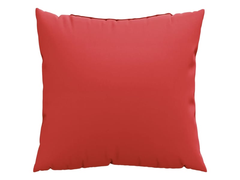  Lot de 4 coussins de canapé, coussins décoratifs rouge 50x50 cm tissu cf59242  - Conforama C