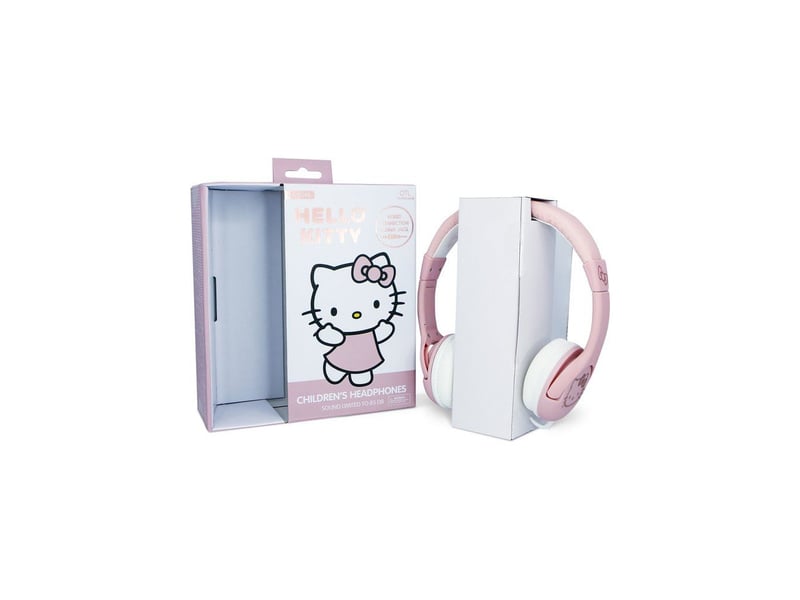  Casque audio filaire enfant hello kitty rose gold 3 5 mm arceau rembourré 85 db HEL1723072301048 - Conforama D