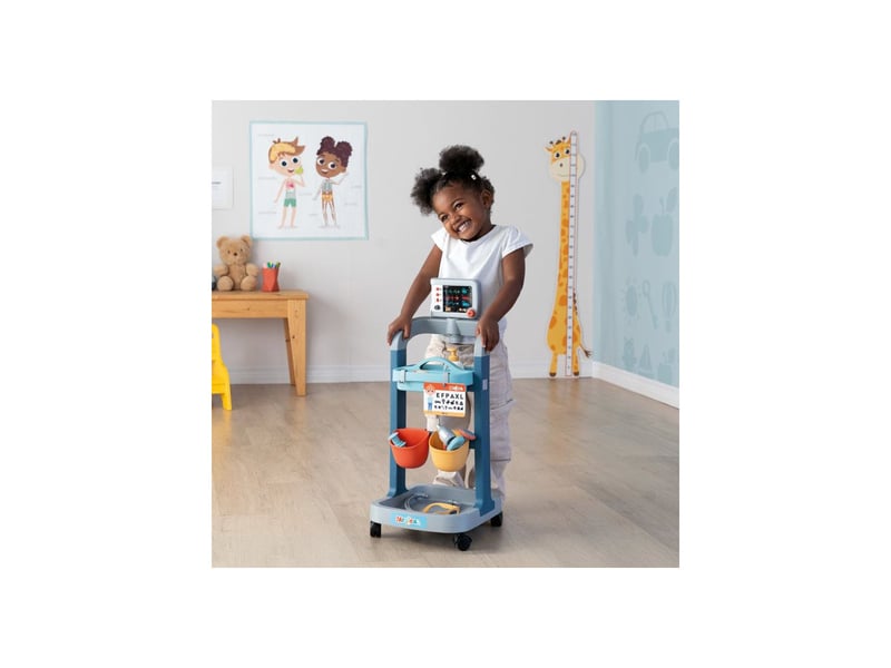  Chariot de jeu medecin smoby medical doctor 12 accessoires avec lumieres et sons SMO3032163402091 - Conforama D