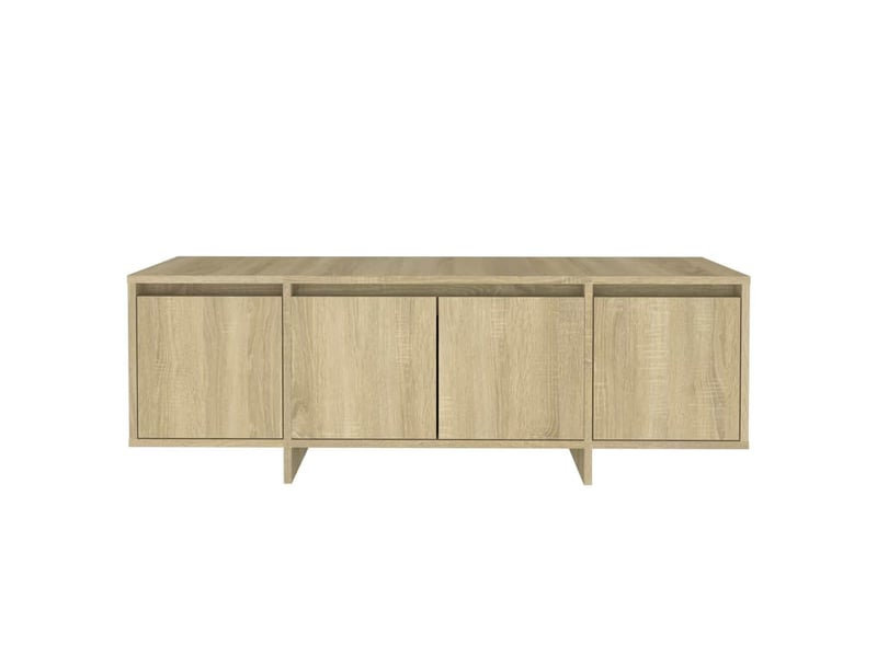  Meuble tv - banc tv - meuble de rangement chêne sonoma 120x30x40,5 cm bois d'ingénierie  - Conforama E