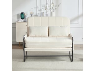 Deplimousse convertible 2 places <strong>OKMYHOME</strong> <strong></strong> beige
