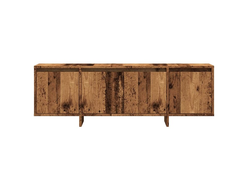  Meuble tv - banc tv - meuble de rangement vieux bois 120x30x40,5 cm bois d'ingénierie  - Conforama D