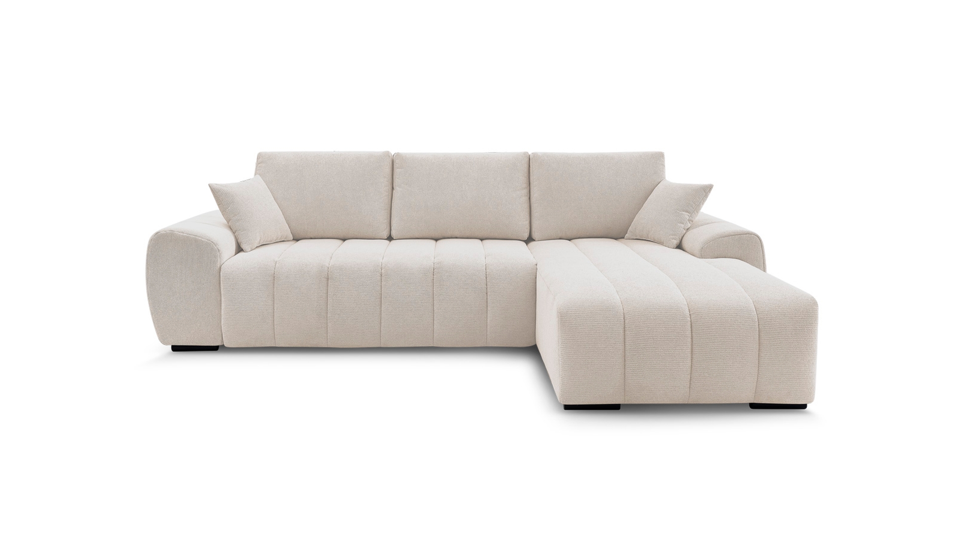 BOBOCHIC Canapé d'angle beige convertible BOBOCHIC ALBA beige 88 Conforama