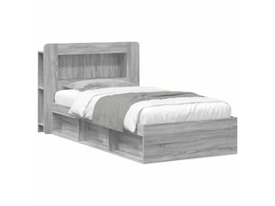 Lit simple 100x200 cm    coloris gris