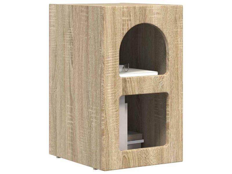  Table de chevet - cabinet de chevet - table de nuit elst chêne sonoma 29,5 x 33,5 x 50 cm  - Conforama B