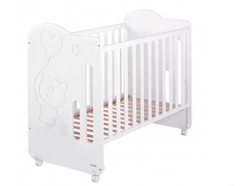  Lit 120x60 globito - blanc GLOBITO - Conforama A