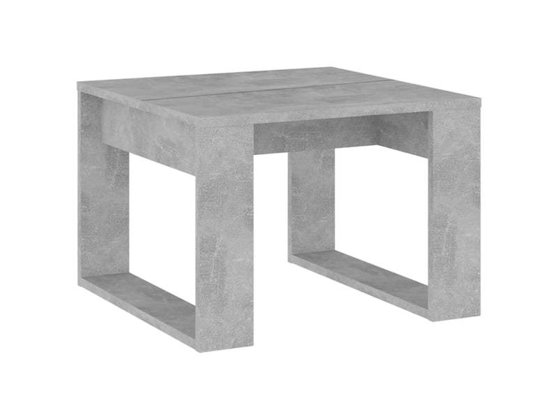  Table d'appoint | bout de canapé table basse gris béton 50x50x35 cm bois d’ingénierie  - Conforama A