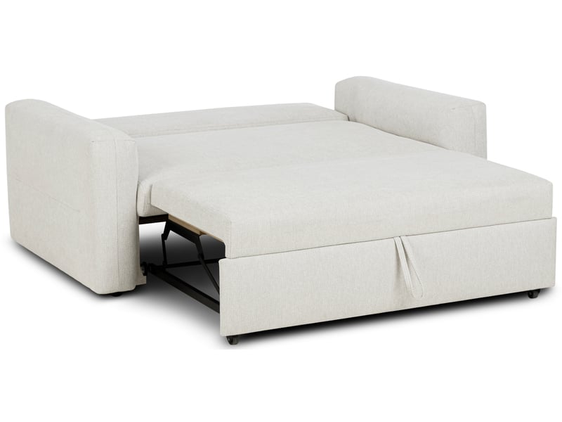  Canape droit convertible beige 2 places  - Conforama M