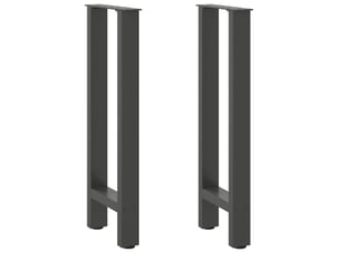 Jeu de pied  métal HELLOSHOP 26   hauteur 73 cm gris