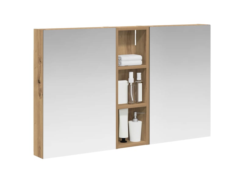Ensemble de meubles de salle de bain 3 pcs 100x10.5x60.5 cm shl128 - Conforama C