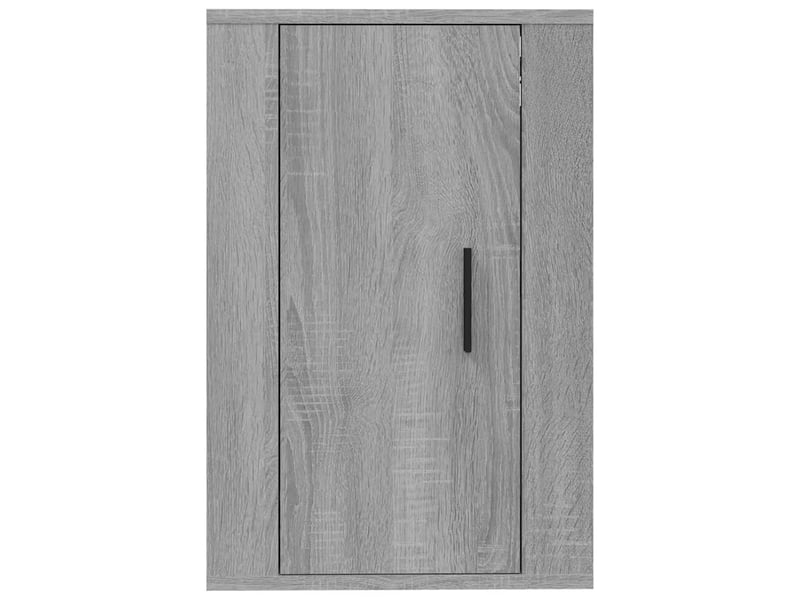  Lot de 2 meuble tv mural, meuble tv suspendu sonoma gris 40x34,5x60 cm  - Conforama E