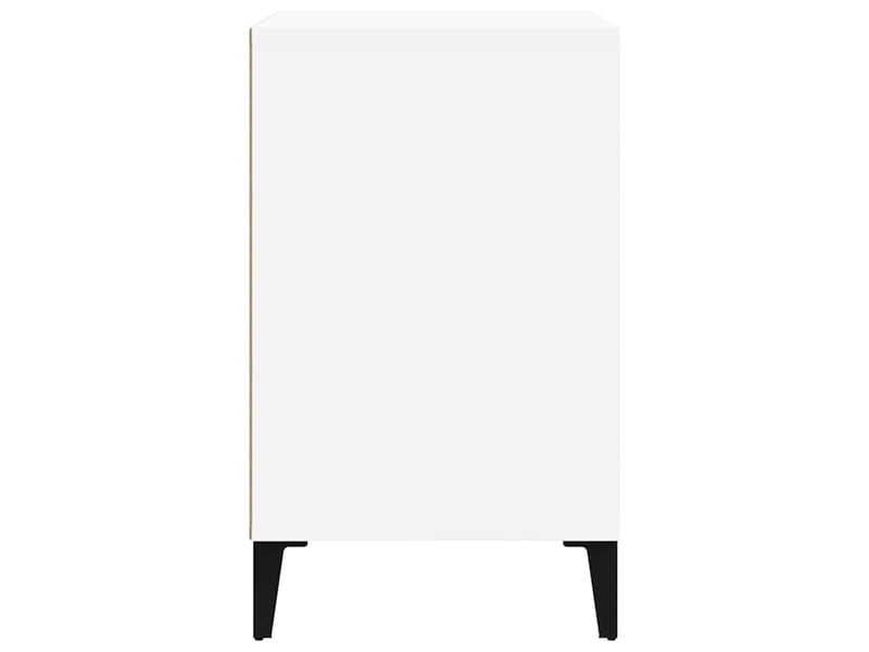  Meuble à chaussure blanc brillant 102x36x60 cm bois ingénierie shl3869  - Conforama D