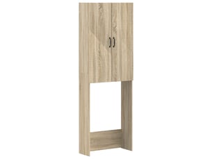 Armoire de toilette, meuble de toilette haarlem chêne sonoma 66x25.5x190 cm