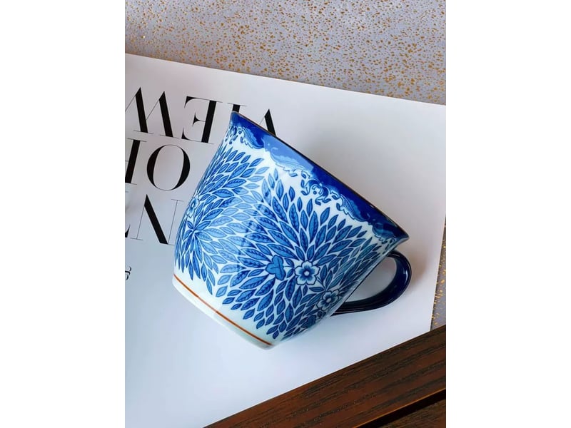  Mug rörstrand ostindia en céramique, bleu, 400 ml  - Conforama E