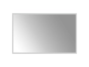 Miroir de salle de bain, miroir de toilette led transparent 80 x 50 cm verre trempé cf62616