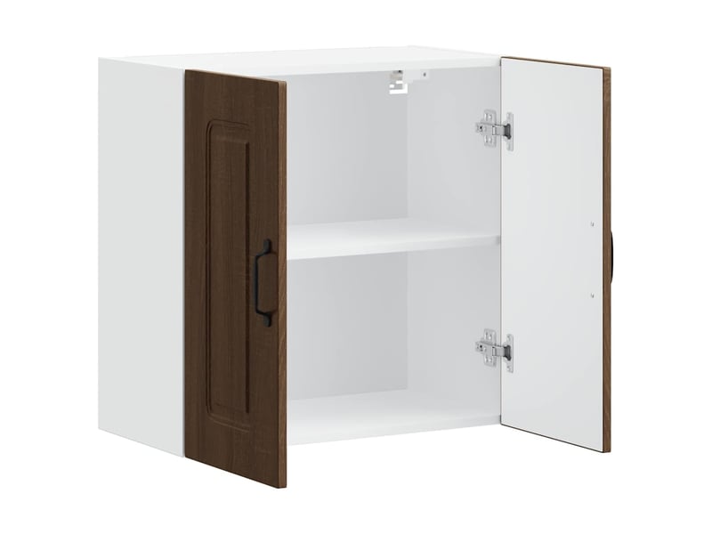  Armoire murale de cuisine kalmar chêne marron bois d'ingénierie shl4668  - Conforama E