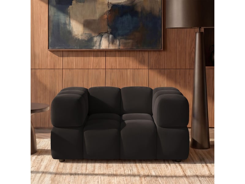 Selsey hollme - fauteuil coque - 150 cm - velours marron Hollme - Conforama B