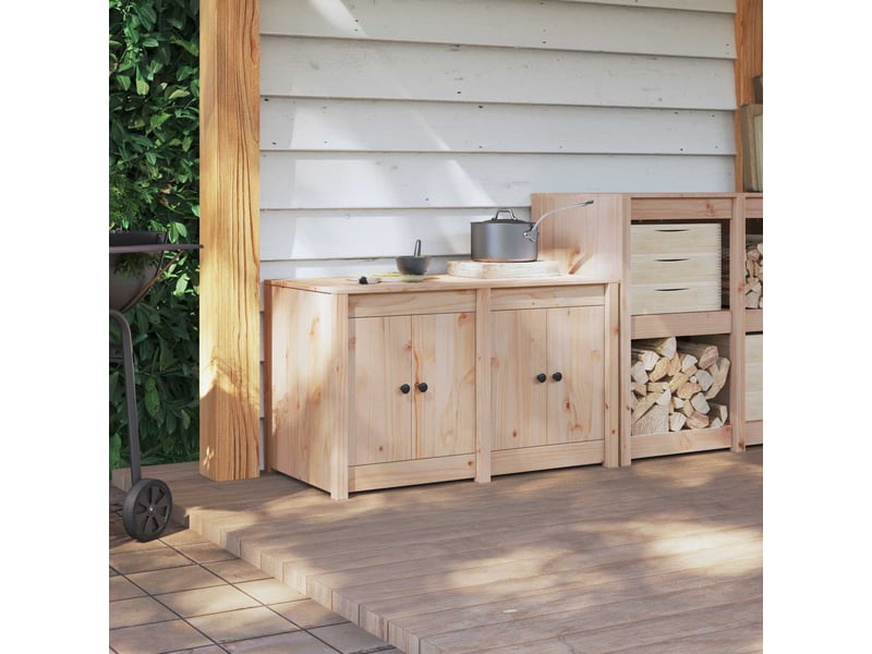  Meuble de rangement, armoire de cuisine meppel chêne brun 106x55x64cm shl7450  - Conforama D