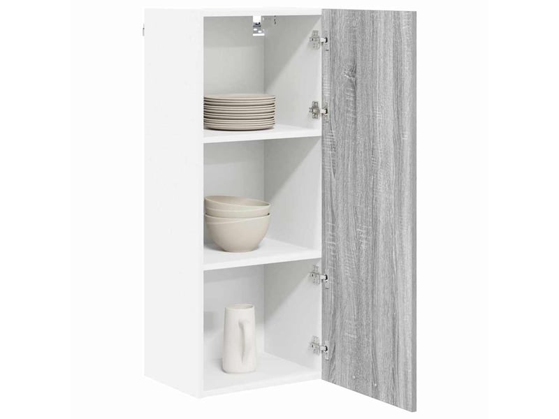  Meuble de rangement, armoire suspendue gris sonoma 40x31x100cm shl3926  - Conforama C