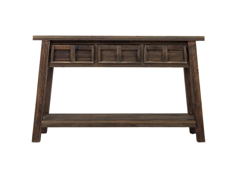  Console d'entrée en bois marron 125x35x76 cm h  - Conforama B