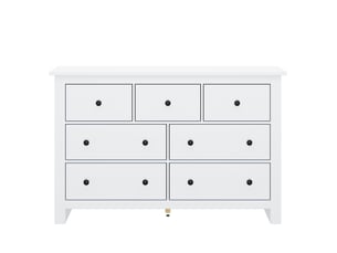 Buffet 0 porte(s)  7 tiroir(s) <strong>OSUPNESSEE</strong> <strong></strong> - 152 cm coloris blanc 