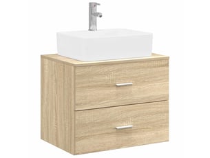 Ensemble de mobilier de salle de bain chêne sonoma cf64665