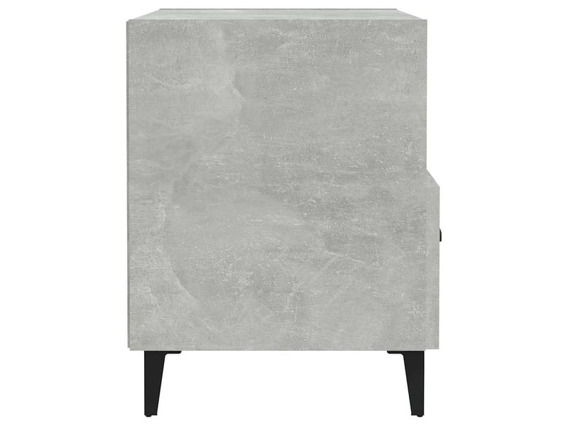  Table de chevet - cabinet de chevet - table de nuit gris béton bois d'ingénierie  - Conforama C